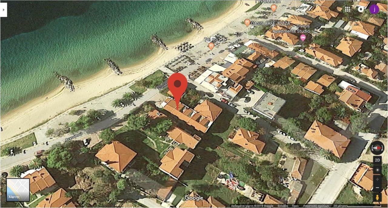 Cute Maisonette No2 On Coastal Sidewalk Νικήτη Εξωτερικό φωτογραφία